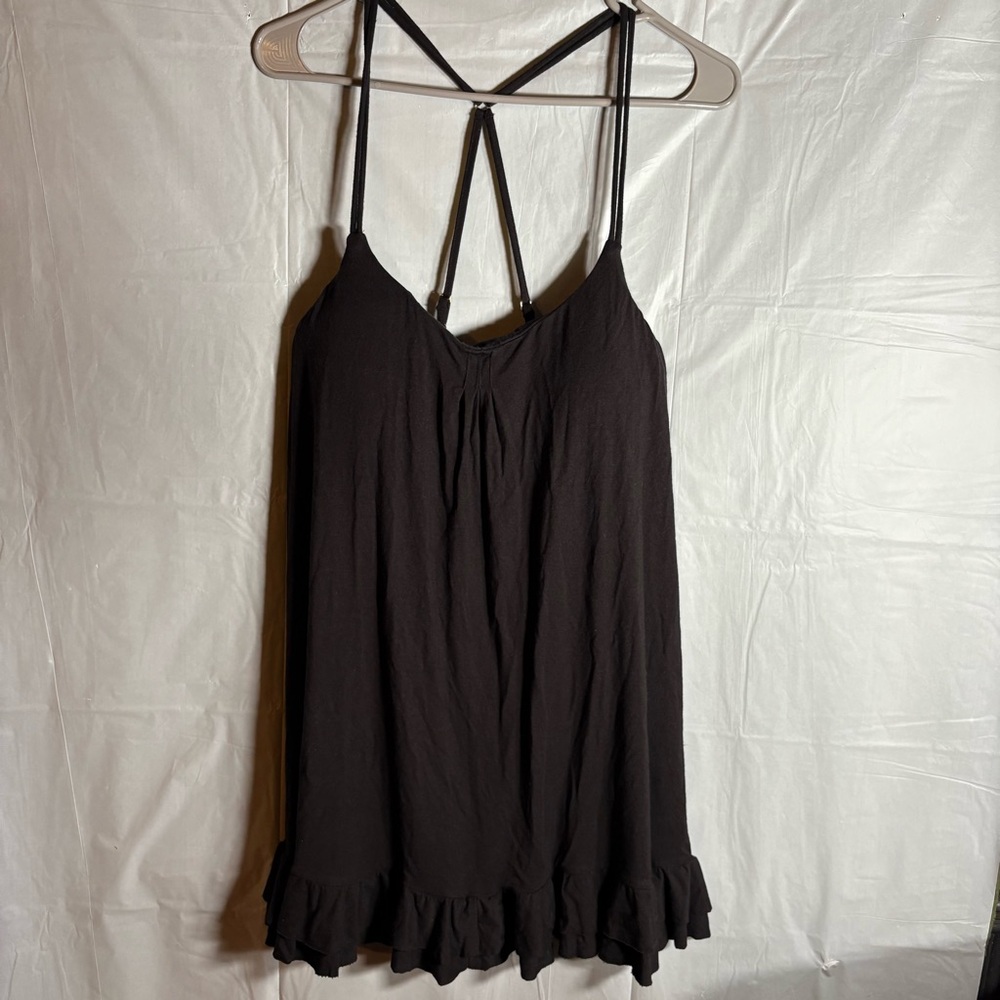 Victoria’s Secret‎ Black Dress Womens Medium Padded Strappy Short Beach Flirty